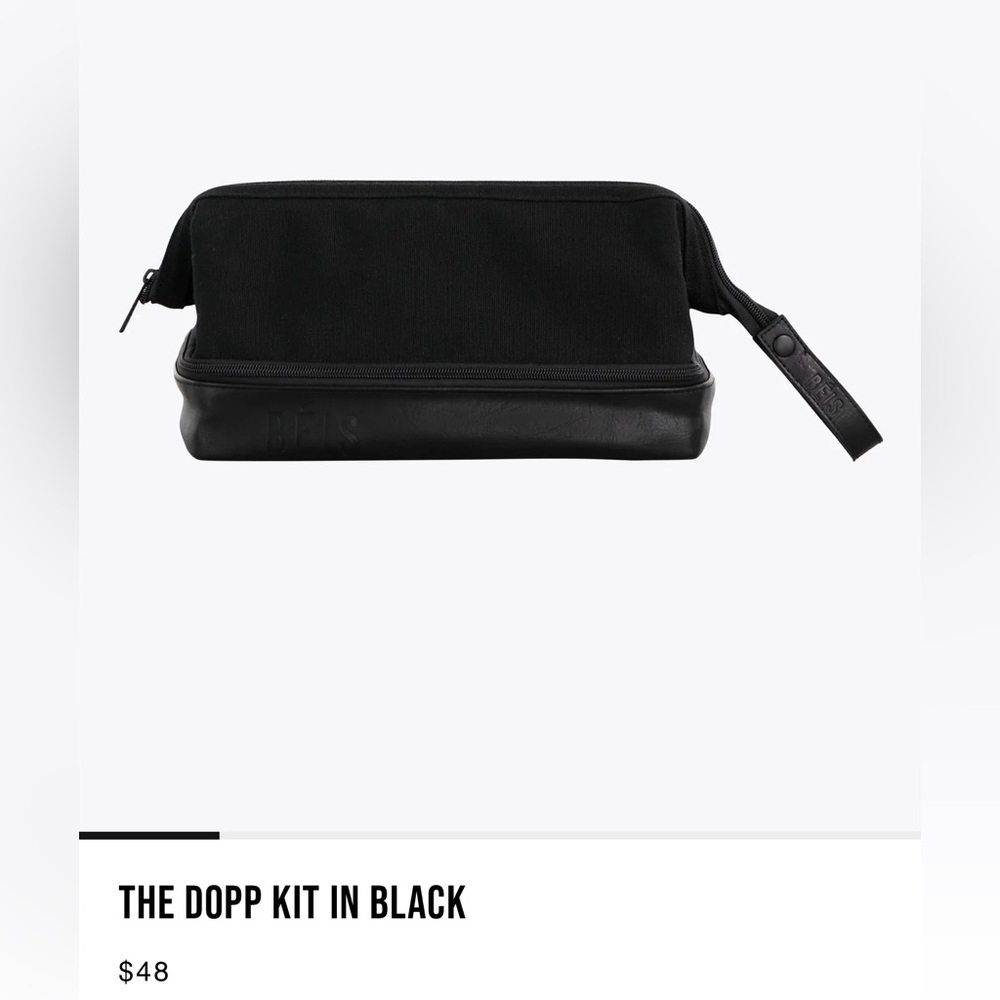 BEIS Dopp Kit Black